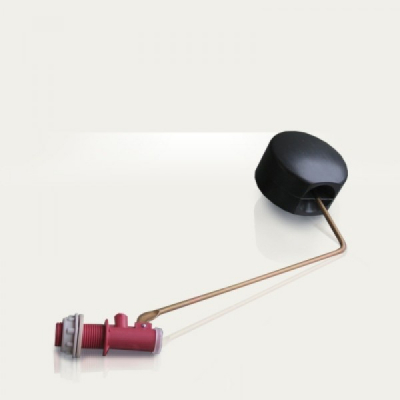 Клапан наливной 1/2", боковая подводка, пластик без поплавка