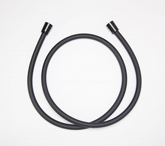 Шланг для душа, 1/2", PVC TRENFLEX BLACK MATT, 150 см, подвес Шланг для душа, 1/2", PVC TRENFLEX BLACK MATT, 150 см, подвес
