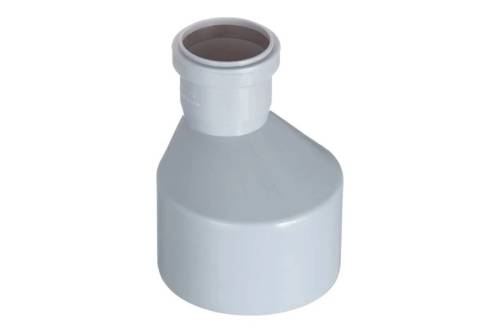 ПЕРЕХОД (Редукция) 110 - 50 мм эксцентрик ПВХ VALFEX