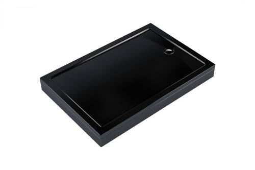 Душевой поддон 120х80х13 см Square MELODIA низкий, черный, прямоугольный. Душевой поддон 120х80х13 см Square MELODIA низкий, черный, прямоугольный.