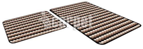 Набор ковриков PP LOOP LOOP icarpet 50*80+50*40 кофе с молоком 55