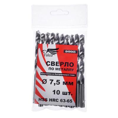 FALCO Сверло по металлу 7,5мм FALCO Сверло по металлу 7,5мм