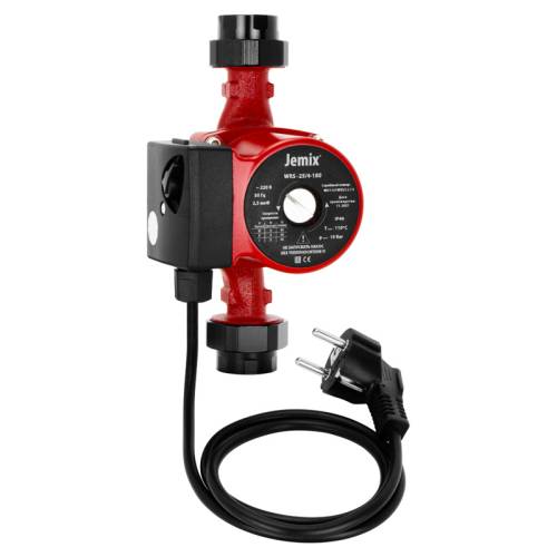 Насос циркуляционный JEMIX ЦН-25/4-180 (3 скорости, 70/50/35 Вт., производ. 50/35/22 л/мин.)