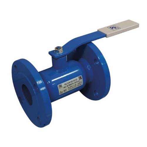 Кран стальной шар. DN 25/20 PN40 фланцевый 140мм PR