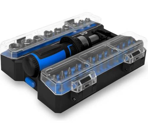 Набор бит 36 предметов, держатель реверсивный, головки 0033-36 vertextools  Набор бит 36 предметов, держатель реверсивный, головки 0033-36 vertextools