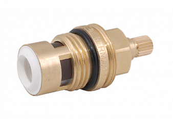 Кран-букса 1/2" керамика, 7,6 х 20 шлиц., 180° под крест, правая, "VIDIMA" FLÜHS 