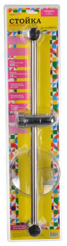 Стойка для душа с мыльницей d19мм, L=600мм нерж., ABS, хром MELODIA MKP20027BL