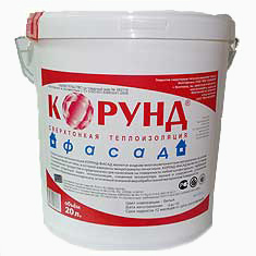 Жидкая керамическая теплоизоляция "Корунд - фасад" 1 л. Жидкая керамическая теплоизоляция "Корунд - фасад" 1 л.