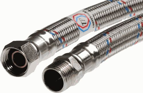 Подводка воды, ГИГАНТ, 3/4", 0,8 м, г - ш, нерж."TР-САНТЕХНИКА" Подводка воды, ГИГАНТ, 3/4", 0,8 м, г - ш, нерж."TР-САНТЕХНИКА"