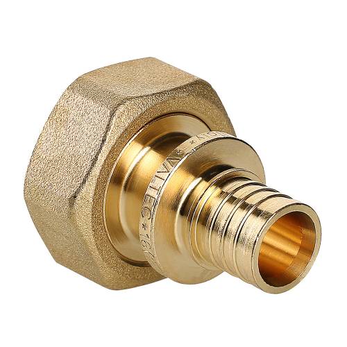 Соединитель надвижной 16(2,2) х 3/4"EC с накидной гайкой EUROCONUS VALTEC