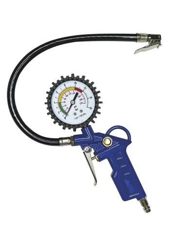 Пистолет для накачки шин с манометром VertexTools 9021