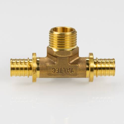 Тройник надвижной 20(2,8) х 3/4" НР х 20(2,8) VALTEC Тройник надвижной 20(2,8) х 3/4" НР х 20(2,8) VALTEC