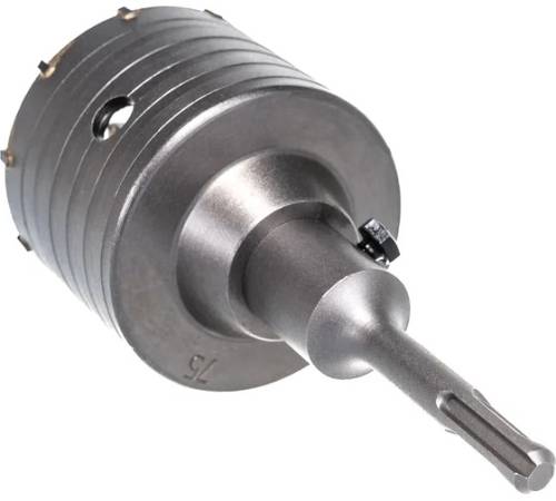 Коронка в сборе по бетону (75 мм; М22) Vertextools 222-0075 Коронка в сборе по бетону (75 мм; М22) Vertextools 222-0075