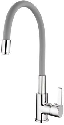 LEDEME L4898-9 Смеситель для кухни, гибкий излив, серый  LEDEME L4898-9 Смеситель для кухни, гибкий излив, серый