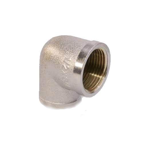Уголок  3/4" х 1" г-г,  латунь, никель с фаской, "U-TEC" Уголок  3/4" х 1" г-г,  латунь, никель с фаской, "U-TEC"