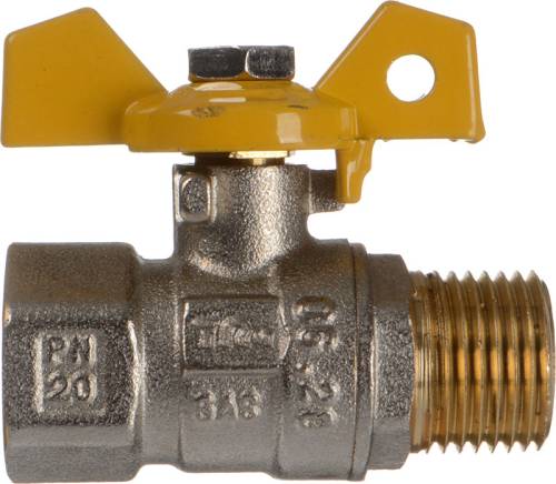 Кран шар. газовый TeRma-R 1/2" г-ш бант 30563 Кран шар. газовый TeRma-R 1/2" г-ш бант 30563