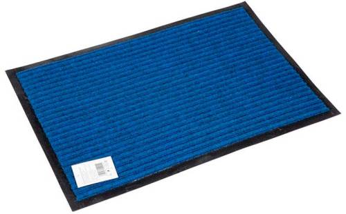 Коврик грязезащитный 50*80 см синий (Double stripe doormat 50х80 Blue)