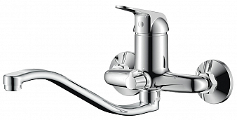 ARGO 40S35/K ECHO NEW Смеситель для ванны и умывальника, хром, однорычажный, d-40