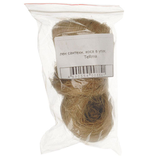 Лен сантехн. коса в упак. 20 г. TeRma 10043
