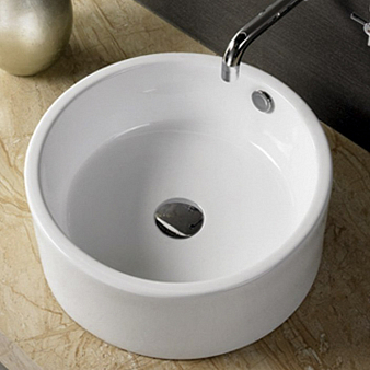 Умывальник "MELANA" накладной, 420х420х175 мм, белый