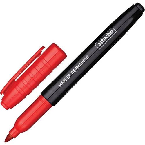 Маркер перманентный Attache (1,5-3 мм, круглый наконечник) Маркер перманентный Attache (1,5-3 мм, круглый наконечник)