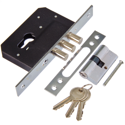 Замок врезной 189-3M хром