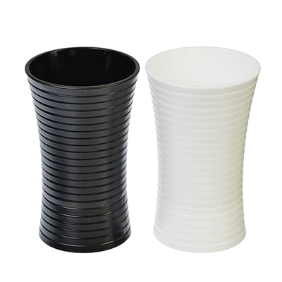 VETTA Стакан для ванной комнаты полосатый, пластик, 2 цвета