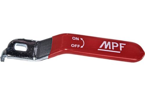 Рычаг усиленный, для крана, 1/2" - 3/4", красный прорезиненная, MP Рычаг усиленный, для крана, 1/2" - 3/4", красный прорезиненная, MP