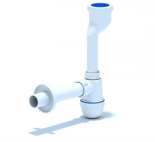 Сифон для писсуара U 0104 АНИ c выходом на 40 и прямой трубой 40