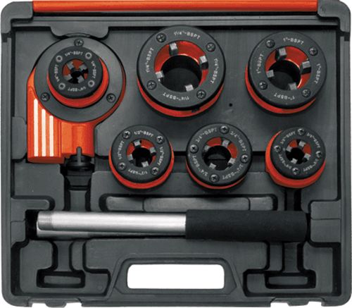 Набор клуппов 3/8-1/2-3/4-1-1.1/4", 5 шт., черные (70045) Набор клуппов 3/8-1/2-3/4-1-1.1/4", 5 шт., черные (70045)