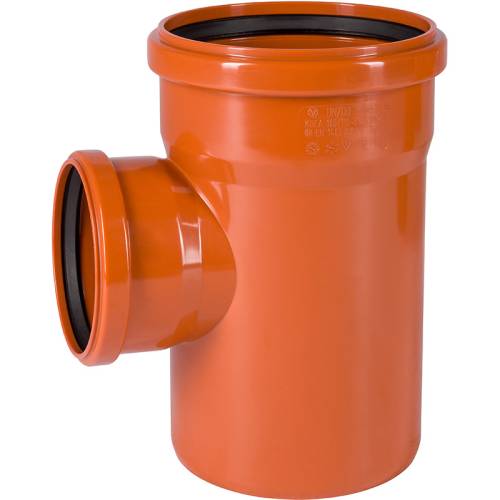 ТРОЙНИК  наруж.  160 - 110 мм - 87 град., ПВХ Ostendorf