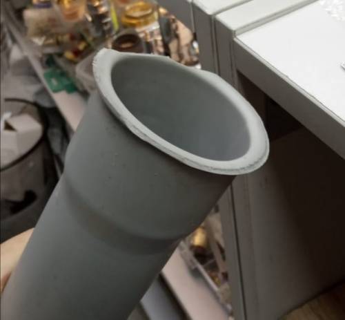 УЦЕНКА Труба  БЕЗ РАСТРУБА  50* 1.8 - 1.0 м, ПВХ Ostendorf  (ЖЦ)