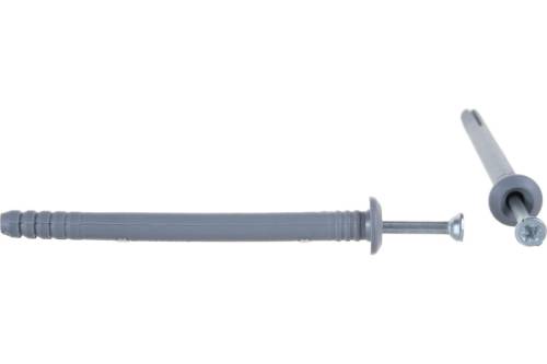 Дюбель-гвоздь 6х60 гриб, манжета, полипропилен (500шт.)