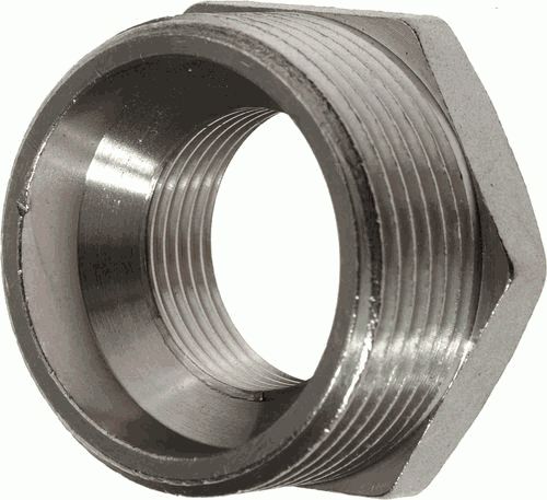 Футорка 1/2" х 1 1/4", ник., латунь. TRm 06203 Футорка 1/2" х 1 1/4", ник., латунь. TRm 06203