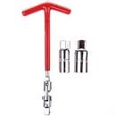 Ключ свечной 16мм с карданом никель TEXMAIII Ключ свечной 16мм с карданом никель TEXMAIII