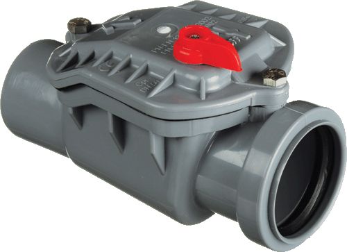 Обратный клапан 50 мм, ПВХ,  Ostendorf