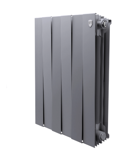 Радиатор Royal Thermo PianoForte 500 new/Silver Satin - 6 секц. RTPNSS50006