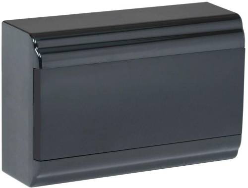 Корпус модульный пласт. 630, ЩРН-П-12 IP41 навес. черн. IEK MKP12-N-12-41-K02