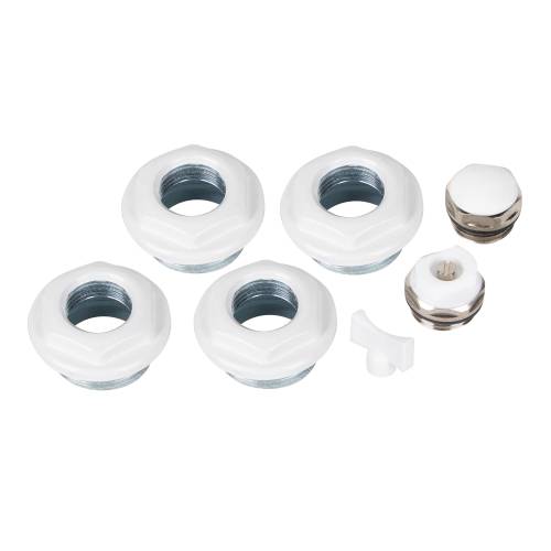 Комплект монтажный Royal Thermo 1”х 1/2" белый RT1/2W.