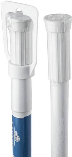 Карниз для ванной, без колец, FORMA 110-200см , сталь, эмаль