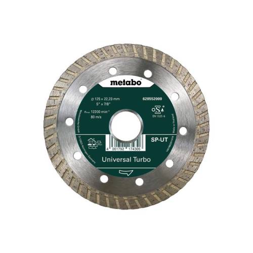 Диск алмазный Metabo Turbo универсальный 125x22.23 мм Диск алмазный Metabo Turbo универсальный 125x22.23 мм