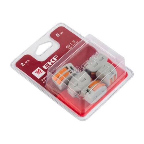 Клемма строительно-монтажная СМК 222-412 (блист.5шт) EKF plcsmk-412b