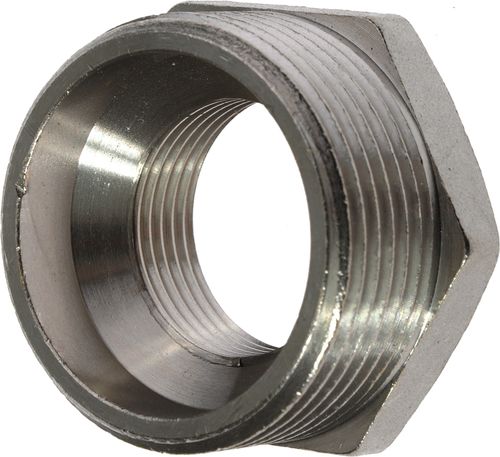 Футорка 1/2" х 3/4", ник., латунь. TRm 06201 Футорка 1/2" х 3/4", ник., латунь. TRm 06201