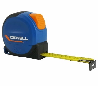 Рулетка 5 м (25 мм) Dexell Pro L2, магнитный наконечник, автоблокировка, двусторнняя шкала Рулетка 5 м (25 мм) Dexell Pro L2, магнитный наконечник, автоблокировка, двусторнняя шкала