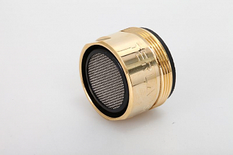 -- Аэратор люкс, наружняя резьба, (Италия), М28*1, золото TERMOPLAST