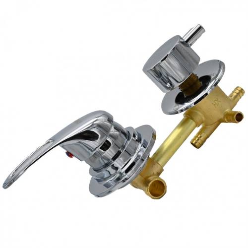 Смеситель на 4 режима, 100 мм, под хомут для душевой кабины