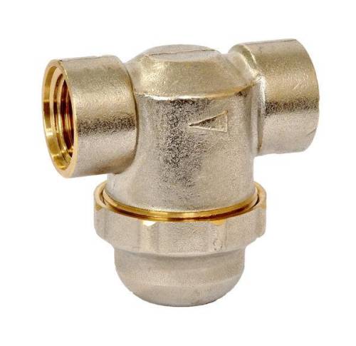 Фильтр  прямой  1/2" г - г,  ник. 300 микрон "U-TEC" 