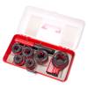 FALCO Master Набор клуппов 9 пр.: 1/4", 3/8", 1/2", 3/4", 1", 1 1/4", трещотка, ручка, удлинитель