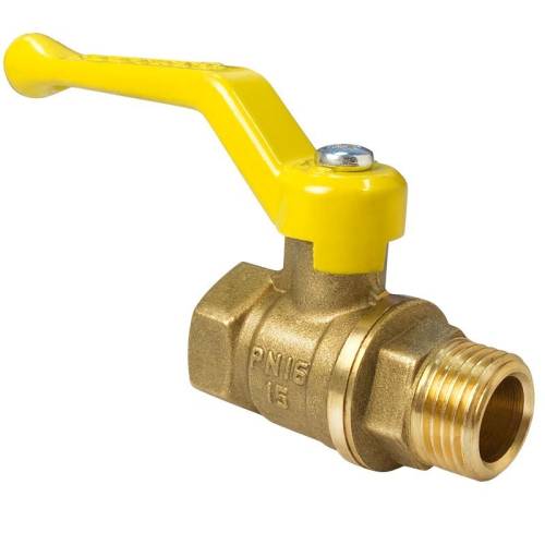 Кран шар. газовый Valfex DN15 PN40 г-ш  рычаг 11Б27фтМ