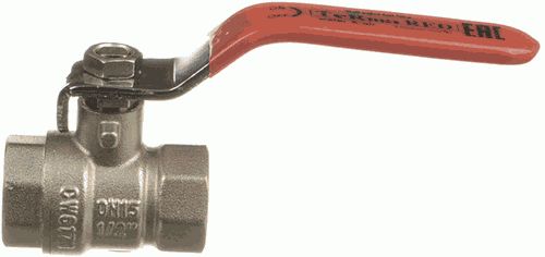 Кран шар. 3/4" г-г  рычаг, лат. ник. TERMA RED 31021 Кран шар. 3/4" г-г  рычаг, лат. ник. TERMA RED 31021